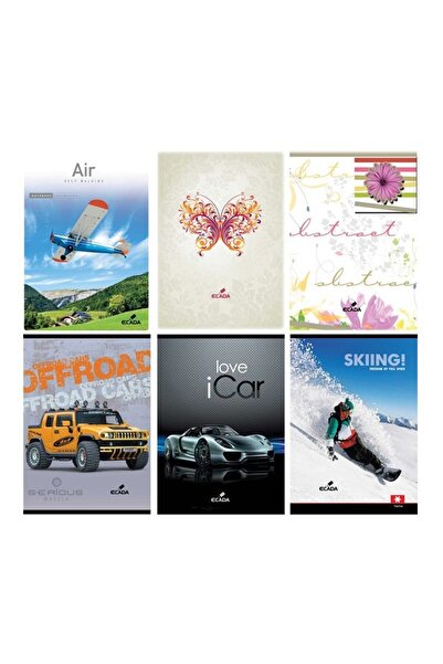Ecada Notebooks for schoolchildren, A4, 80 sheets, Dictando
