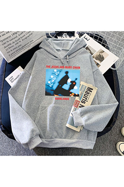 Tarzsokak Gri Darklands Graphic Printing Рок-гурт Jesus and Mary Chain Зимова...