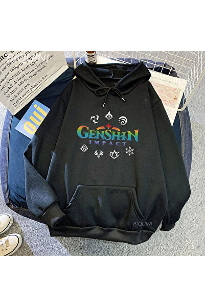 Tarzsokak سوداء جينشين إيمباكت هودي أنيمي آيز عناصر هاراجوكوي كراش