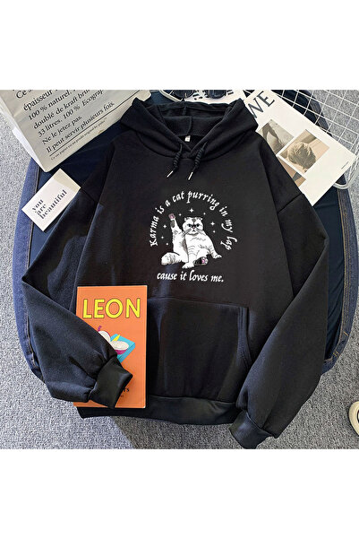 Tarzsokak Siyah Eras Turu Karma Bir Kedi Moda Animal Japonez Hanorace Harajuk...