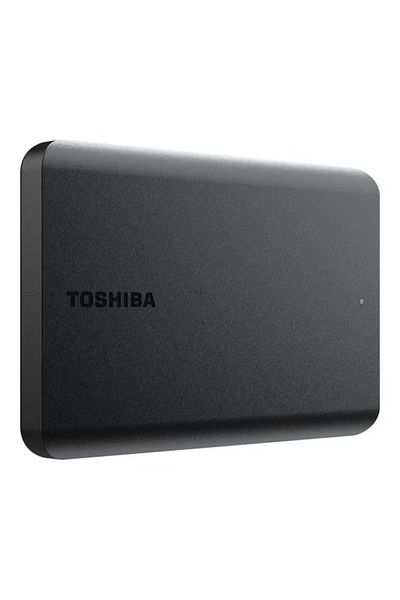 Toshiba محرك أقراص صلبة خارجي محمول Canvio Basics سعة 2 تيرابايت بمنفذ USB3.2 من الجيل الأول - أسود