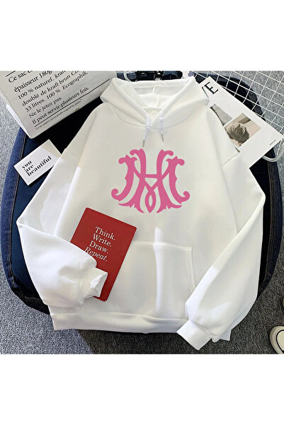 Tarzsokak Seria albă de produse TV Maxton Hall Hoodie World Between Us Graphi...