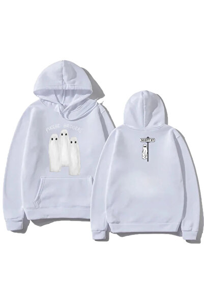 Tarzsokak هوديس بيضاء ريترو إبداعية فيبي بريتومور بعد يوم الغد ألبوم موسيقى ك...