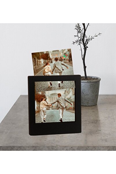 Genel Markalar Kişiye Özel Polaroid 6 Fotoğraflı Ahşap Mdf Çerçeve Fotoğraf A...