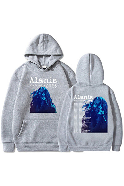 Tarzsokak Sudaderas cu grafică gri Alanis Morissette World Tour