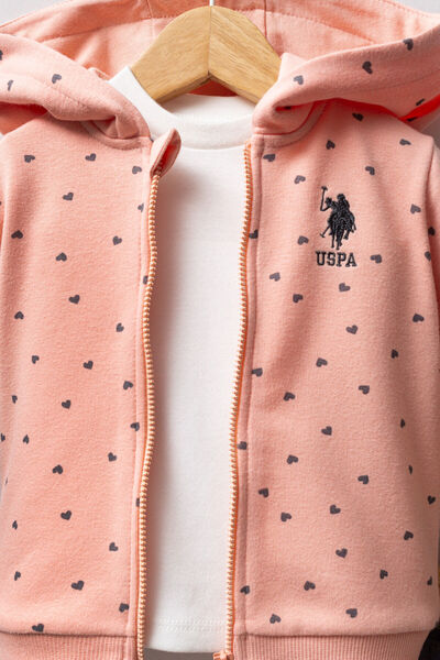 U.S. Polo Assn. U.S. Polo Assn Kız Bebek Turuncu Takım