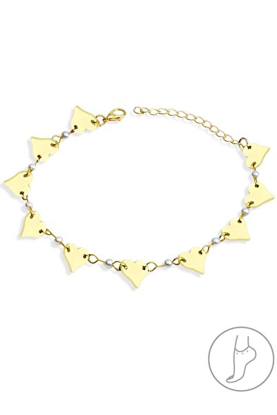 Klips Concept أشياء على شكل قلب وخلخال من اللؤلؤ