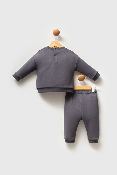 U.S. Polo Assn. U.S. Polo Assn Baby Boy Gray Baby Sets