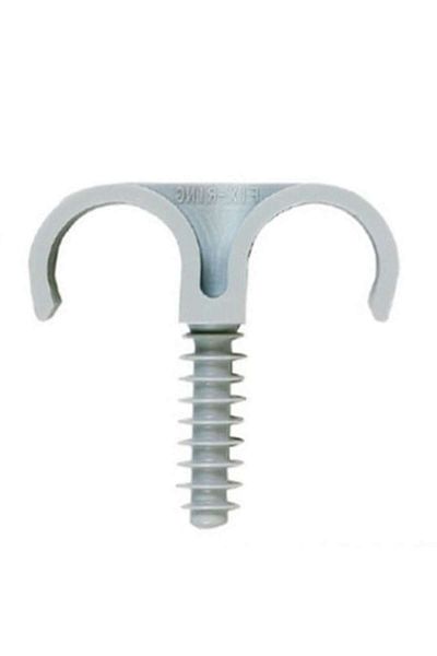 Fix Ring Set 100 cleme duble pentru tevi si cabluri 20 mm