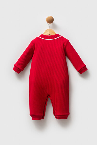 U.S. Polo Assn. U.S. Polo Assn Baby Girl Red Jumpsuit