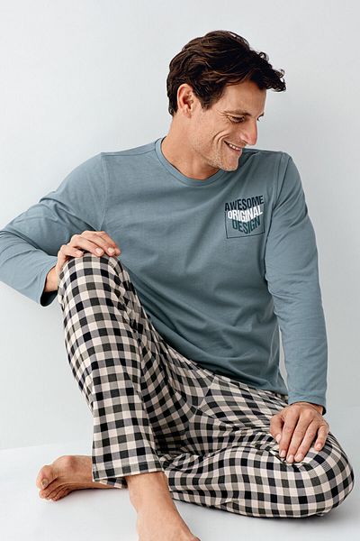 Arnetta Men's Green Pajama Set