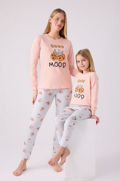 Rolypoly Girl's Orange Pajama Set