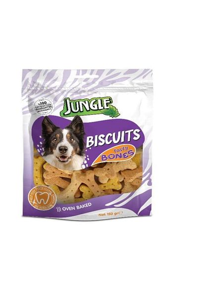 Jungle JUNGLA, Recompense pentru câini, Mix de oase cu biscuiți, 150G