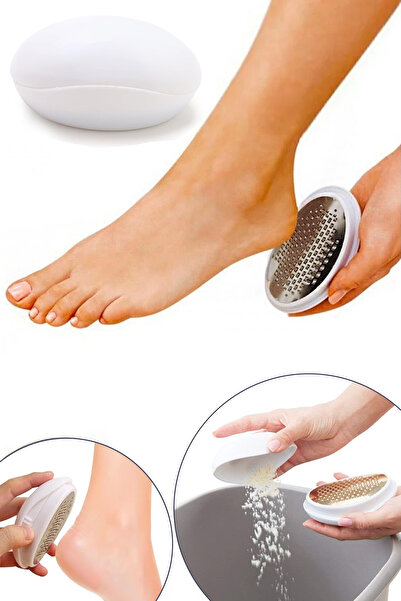 Soillium Ayak Topuk Nasır Temizleyici Törpü Rende Aleti ile Evde Pratik Pedikür ve Sert Deri Giderici