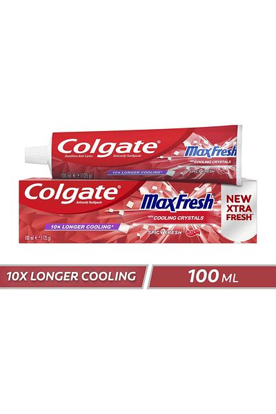 Colgate Max Fresh Red Gel Toothpaste - 100ml, 158g, Antibacterial