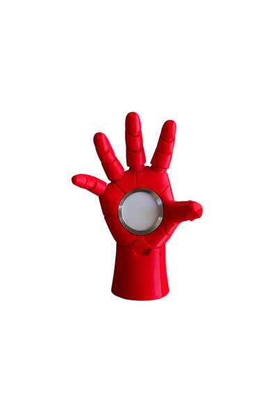 Fibrika Store Iron Man El Tasarımlı Dekoratif Masa Lambası
