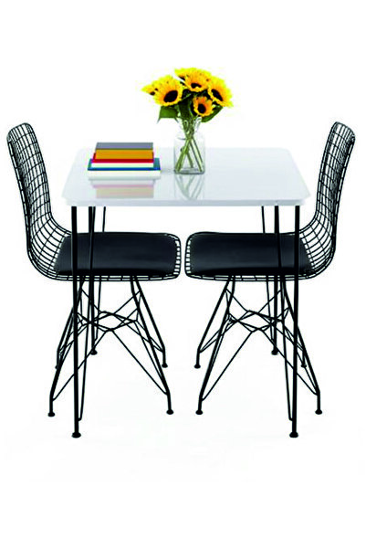 dedeler dekor Metal Ayaklı 60x90cm Mutfak Masası Balkon Masası Çalışma Masası...