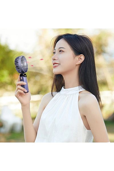 SKYDDAR INNOVATION Portable Fan, 5 Speeds, N15, USB-C 2A, 1800mAh, Compact and Lightweight, sticker set, Pink
