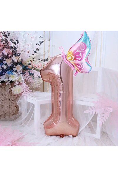 ALYA PARTY Цифровий фольгований повітряний кулька Gold Метелик Партійна набір