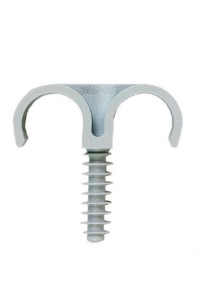 Fix Ring Set 100 cleme duble pentru tevi si cabluri 20 mm