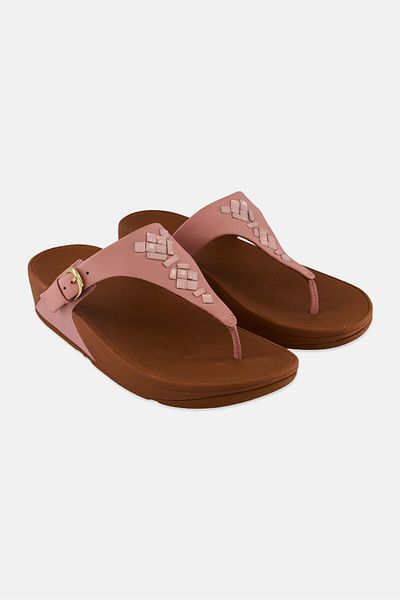 Fitflop Women The Skinny Toe Thong Sandals, Dusky Pink
