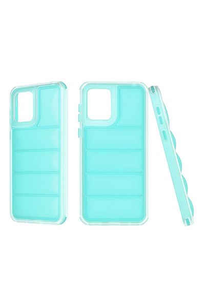 Rao Protective Case for Motorola Moto E13, Protection, Wave Shield, H59, Plastic, Turquoise