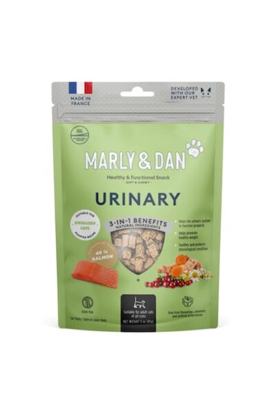 MARLY & DAN Marly&Dan, Recompense moi și mestecabile URANARE pentru pisici, 40g