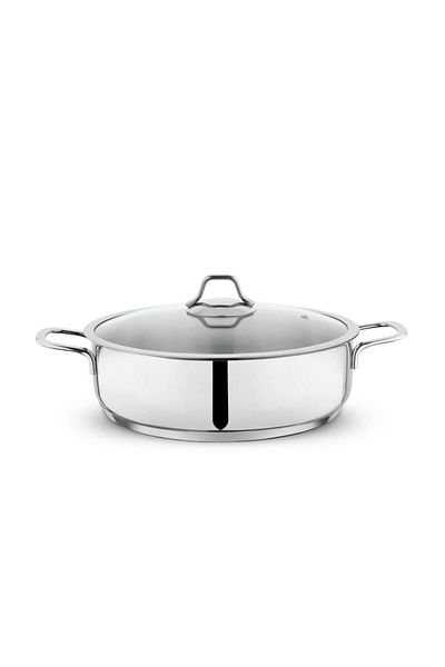 Altabi Held Steel Oblate Pot 24 cm and 24 cm Steel Pan Sc Ha Fer