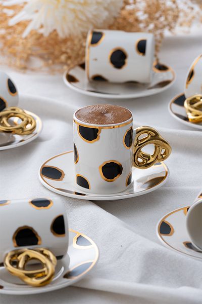 ACAR Valencia Coffee Cup Set for 6 People - 90 ml