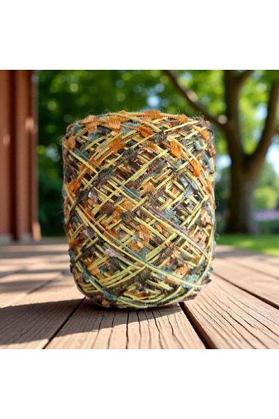 Kırlangıç Cotton Lasera & Ebruli Butterfly Mix Design Hand Knitting Rope 290 g