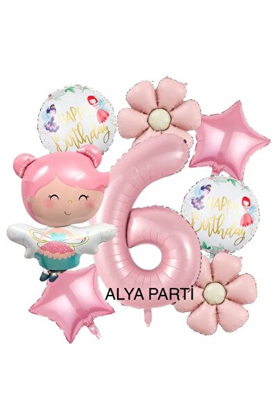 ALYA PARTY Маргаритка Фея і Маргаритка Фольгований повітряна кулька Набір для...