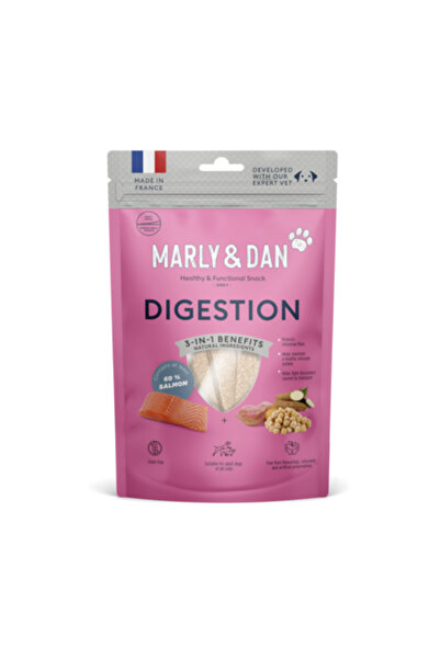 MARLY & DAN Recompense cu somon și cartofi dulci pentru câini, digestie, Marly & Dan, 80 gr