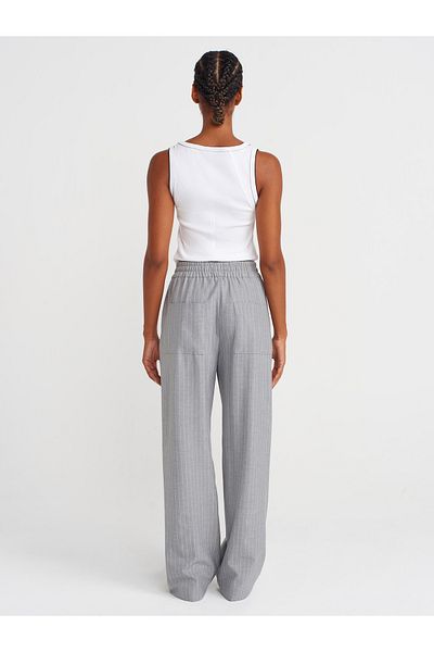 Dilvin 72151 Pajama Pants-Grey
