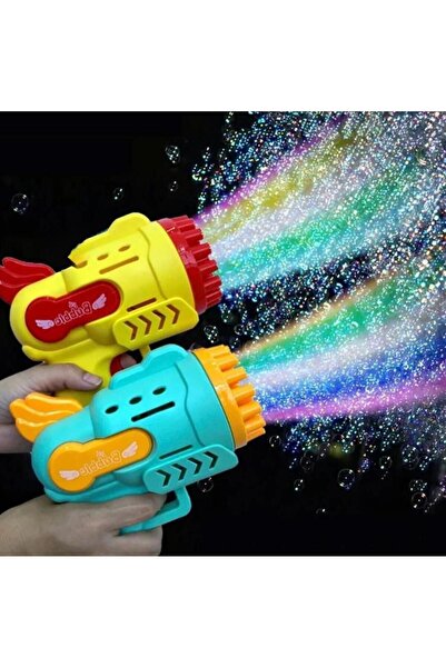 Pofika Bubbles Gun 23 Delikli Çoklu Köpük Atan Tabanca Köpük Tabancası Pilli