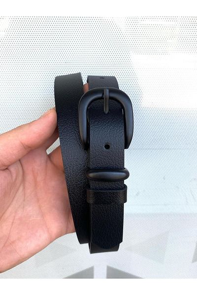 Gesa 100% Genuine Leather Matte Buckle Old Money Men's Belt 2.5 cm