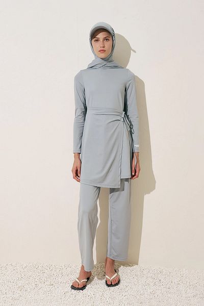 Manuka PANTALONI DE COSTUM CU PANTALON LUNG ALBASTRU