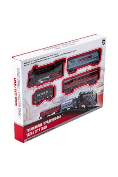 OEM Trenuleț de jucărie Express cu sunet și lumini, 85x67 cm
