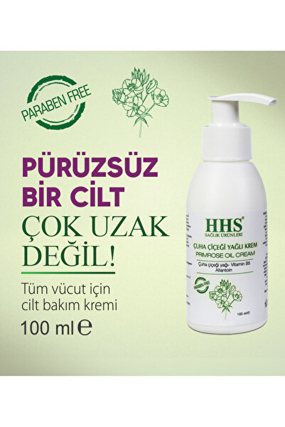 HHS SAĞLIK ÜRÜNLERİ Çuha Çiçeği Yağlı Krem Parabensiz 100 ML