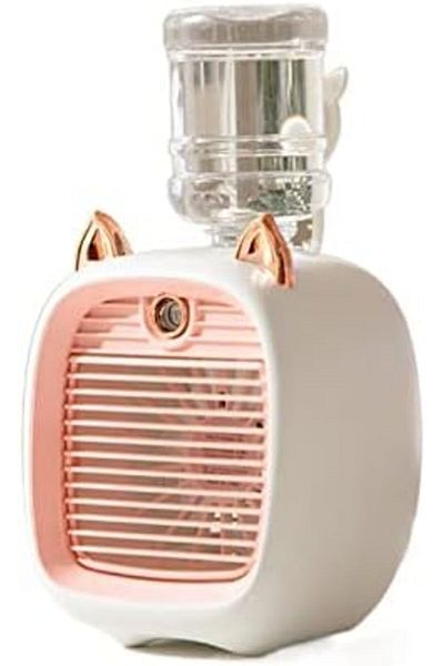 N2Y Small humidifier for plants 1200/2400mAh Portable Air Conditioner Camping Fan Rechargeable Cooling M