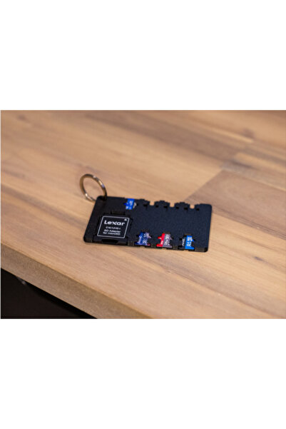 Matris Suport pentru carduri de credit în formă de 1 card MICRO SD COMPLET 7. CARTEA DE MEMORIE NU ESTE INCLUSĂ. PLASTIC PLA PENTRU IMPRIMARE 3D