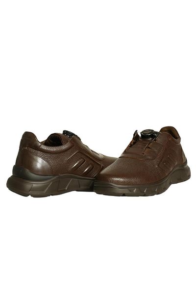 Platin Brown Leather Men's Casual Shoes