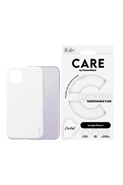 Panzer Glass CARE by PanzerGlass® Moda Serisi Beyaz Orkide iPhone 11 Kılıf - ...