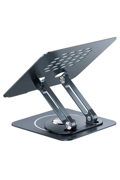 Baseus UltraStable Pro Series – Rotatable & Foldable Laptop Stand (Three-Fold, Space Grey)