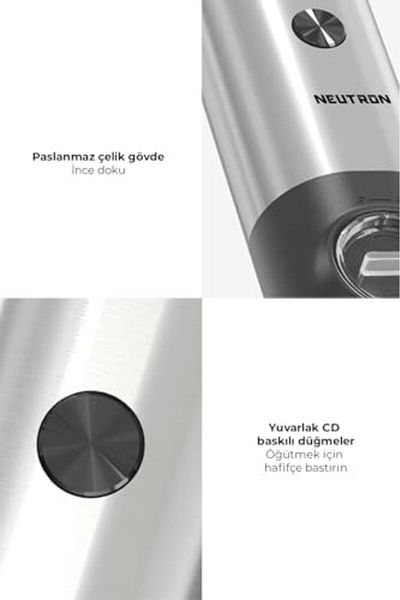 AC BOX Automatic Adjustable Salt Pepper Spice Mill Grinder with Led Light Ac Box 861931