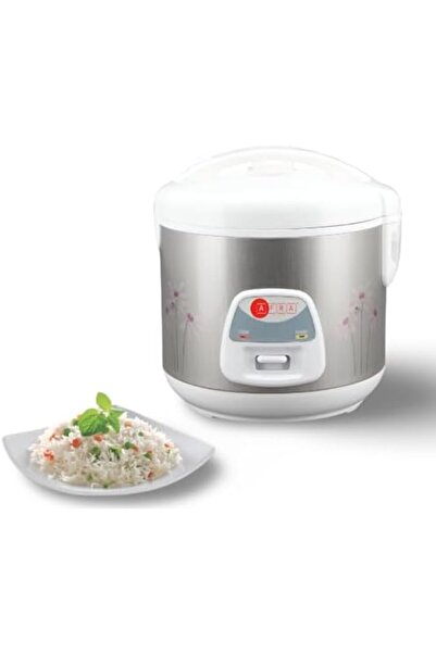 Afra Rice Cooker, 2.8L, Keep-Warm Function, 1000W, High Temperature Protection, Metallic, AF-2810RCM