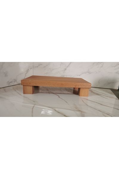 ayrawood Ayrawooda 25X15Cm Square Foot Wooden Presentation Decor Breakfast Presentation Cheese Presentation