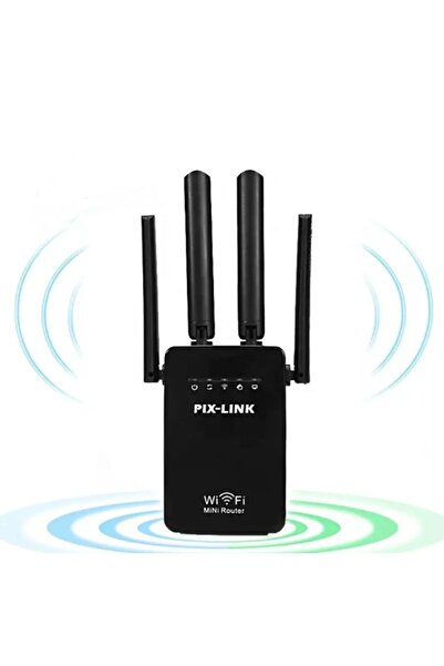 gaman 4 Antenli Wi-Fi Sinyal Güçlendirici Geniş Kapsama Alanı