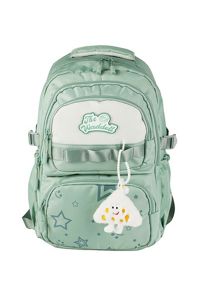 Royal Glow Geantă de școală Sweet Girl cu jucărie și cadou de accesorii din țesătură de lux de calitate