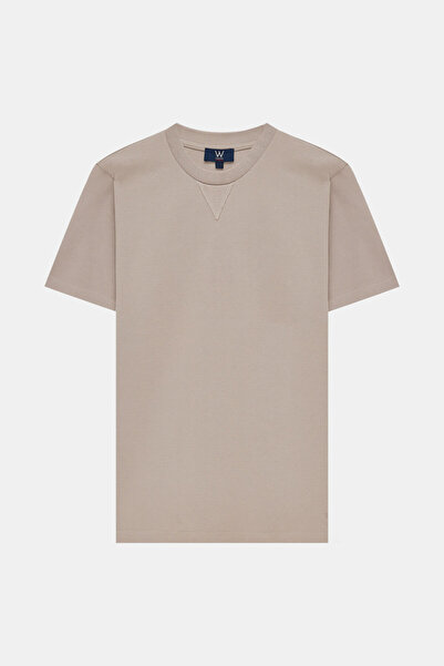 W Collection Mink Circle Neck T-Shirt