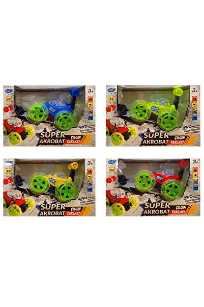 Genel Markalar KUMANDALI ARABA SB2055 ŞARJLI SÜPER AKROBAT ÇILGIN TAKLACI SES...